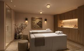 Luxurious duo treatment room at YĀTRĀ Signature Spa, showcasing the premium turnkey design and wellness concept deployed by COCON Group.