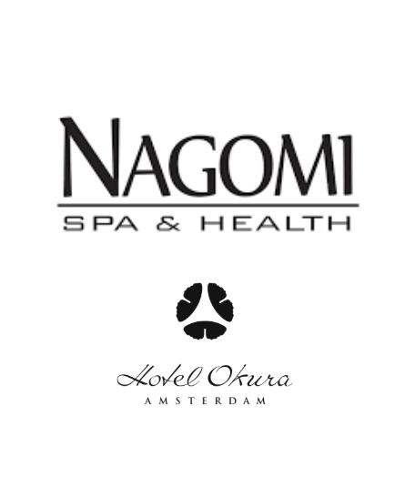 Nagomi Spa and Health logo at Hotel Okura Amsterdam. COCON Group acts as the exclusive outsourced spa management and elite staffing partner.